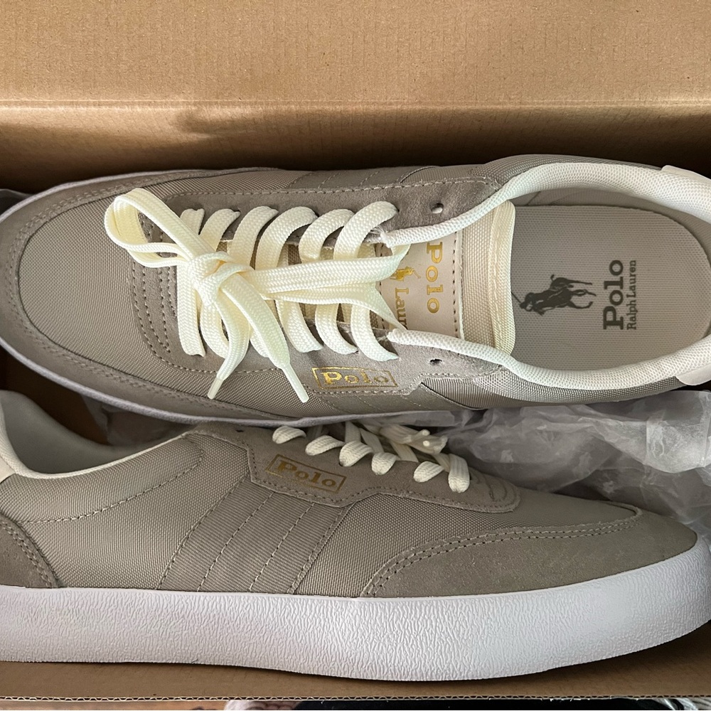 Nib polo ralph lauren tennis shoes size 12